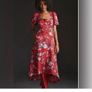 Maeve Scarlet Floral Dress